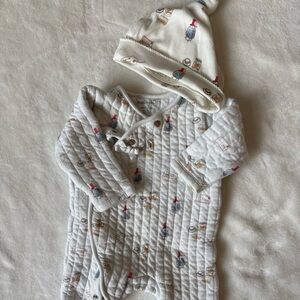 Paddington Quilted Baby Onesie 6-9M